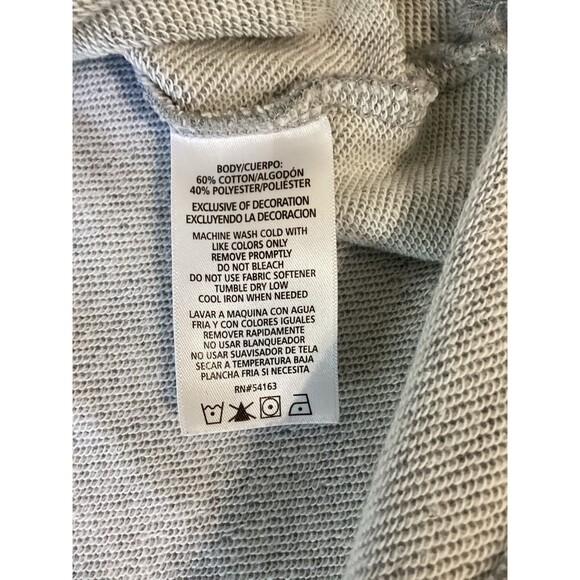 Calvin Klein Sweatshirt Women's Size M Color Gray Graphic Sweatshirt - Picture 8 of 8